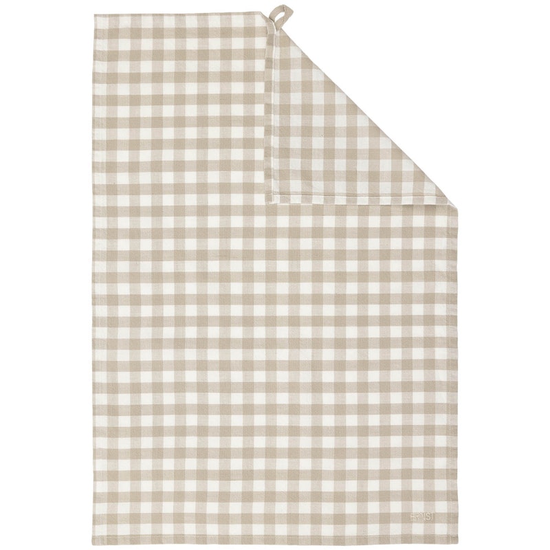 Kitchen Towel 47x70 cm, White/Beige