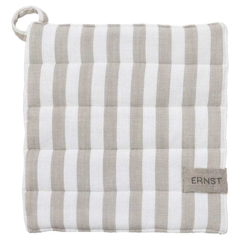 Pot Holder 23x25 cm, White/Beige