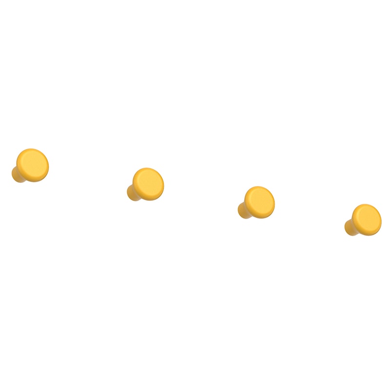 Classic Hook 4-pack, Sun Yellow