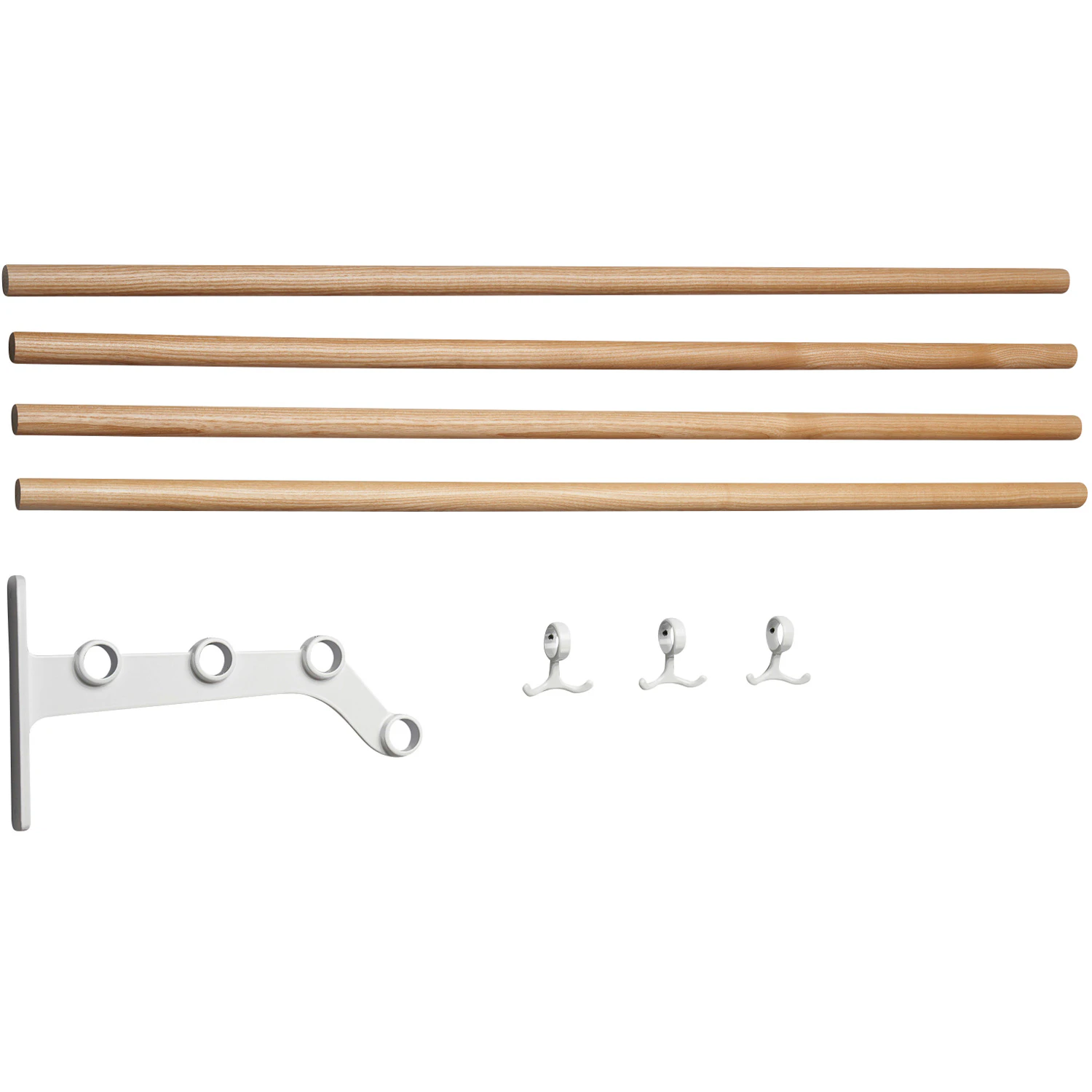 Nostalgi 291 Extension Part For Hat Rack, White / Ash | RoyalDesign