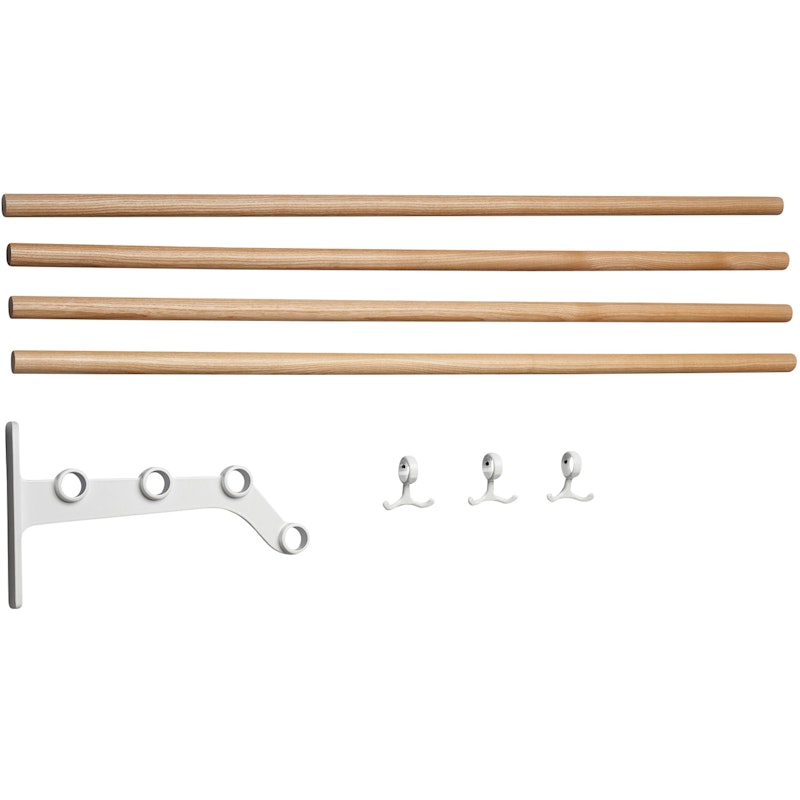 Nostalgi 291 Extension Part For Hat Rack, White / Ash