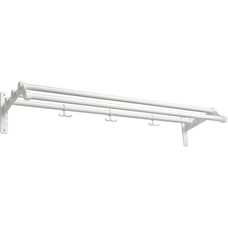 Nostalgi 291 Hat Rack 100 cm, White / White