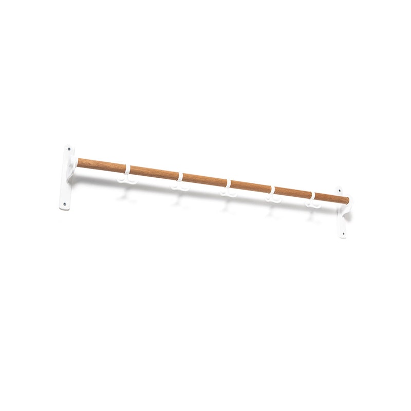 Nostalgi Hook Strip 100 cm, White / Oak