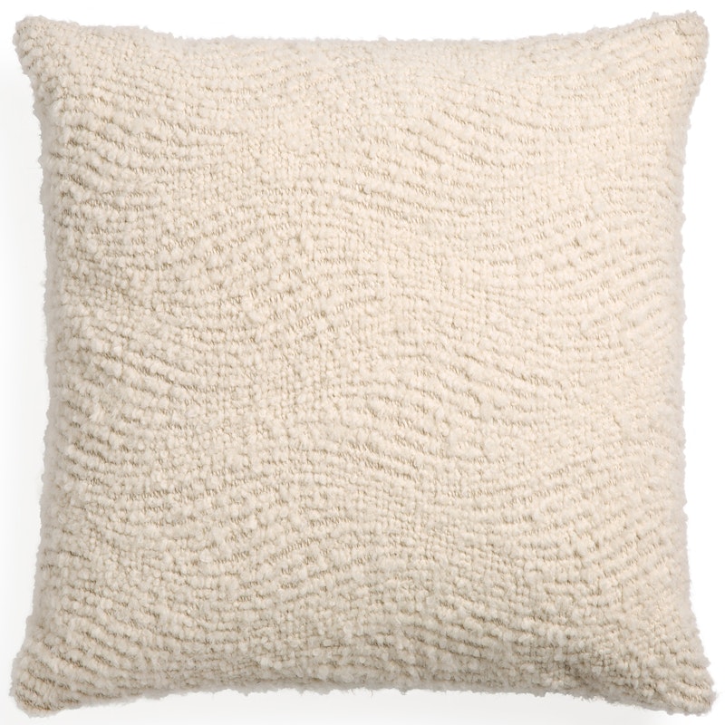 Wave Cushion 50x50 cm, Off-white