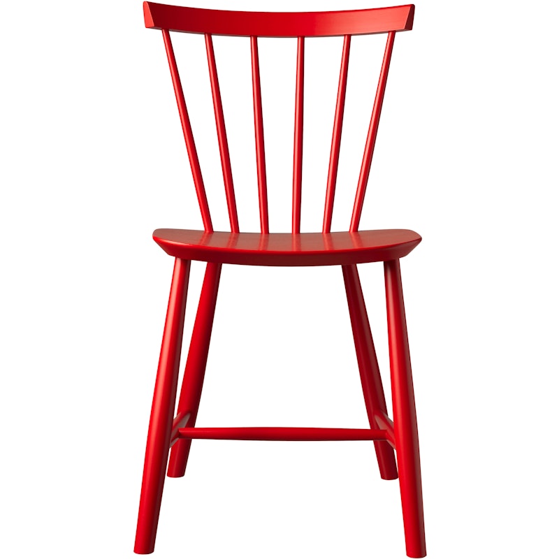 J46 Chair, Mailbox Red