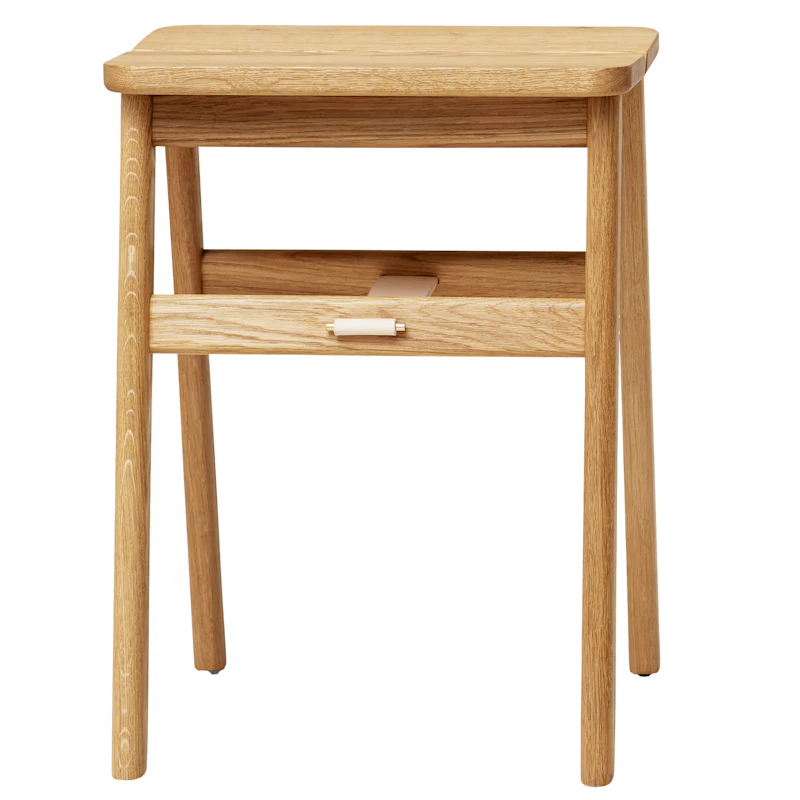Angle Stool Foldable Oak