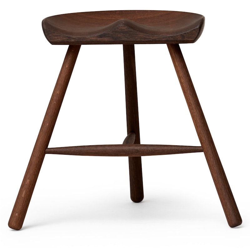 Shoemaker Chair No. 49 Stool, Smoked Oak