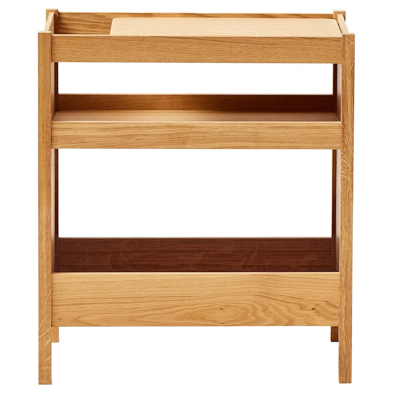 Journal Organiser Side Table, Oak