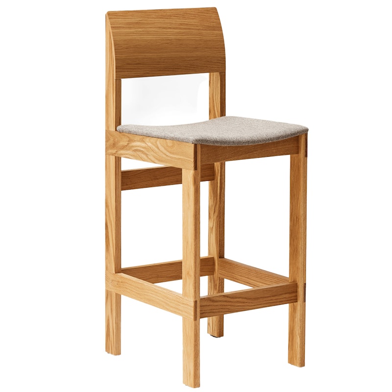 Sonder Bar Chair 65 cm, Oak / Hallingdal 65