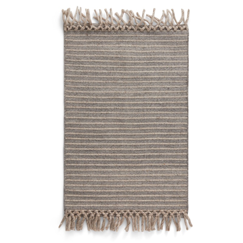 Bold Fringe Rug 200x300 cm, Grey