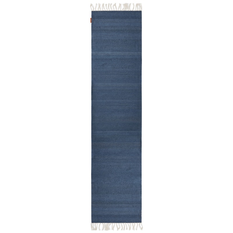 Fringe Rug 70x300 cm, Dusty Blue