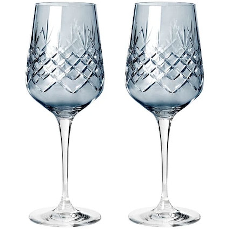 Crispy Monsieur Red Wine Glasses 45 cl 2-pack, Sapphire