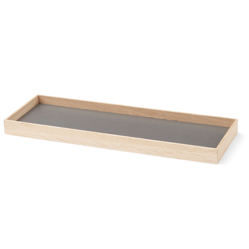 Frame Tray Oak / Grey Small 32.4 x 11.1 cm