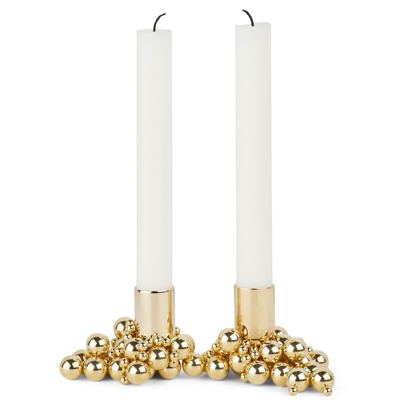 Molekyl Candlestick 2, Brass