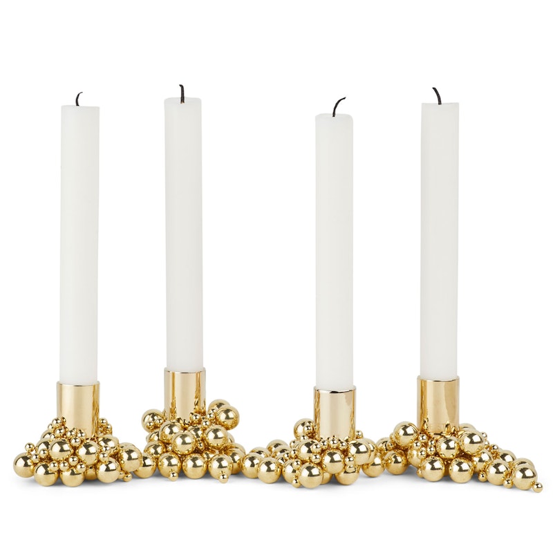 Molekyl Candlestick 4, Brass