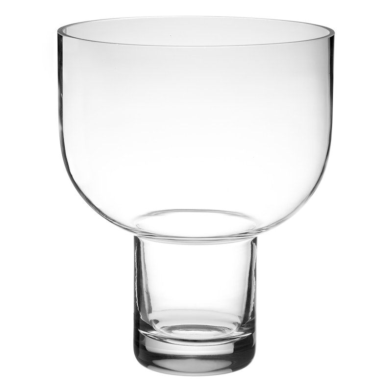 Nebl Vase M 24.5 cm, Clear