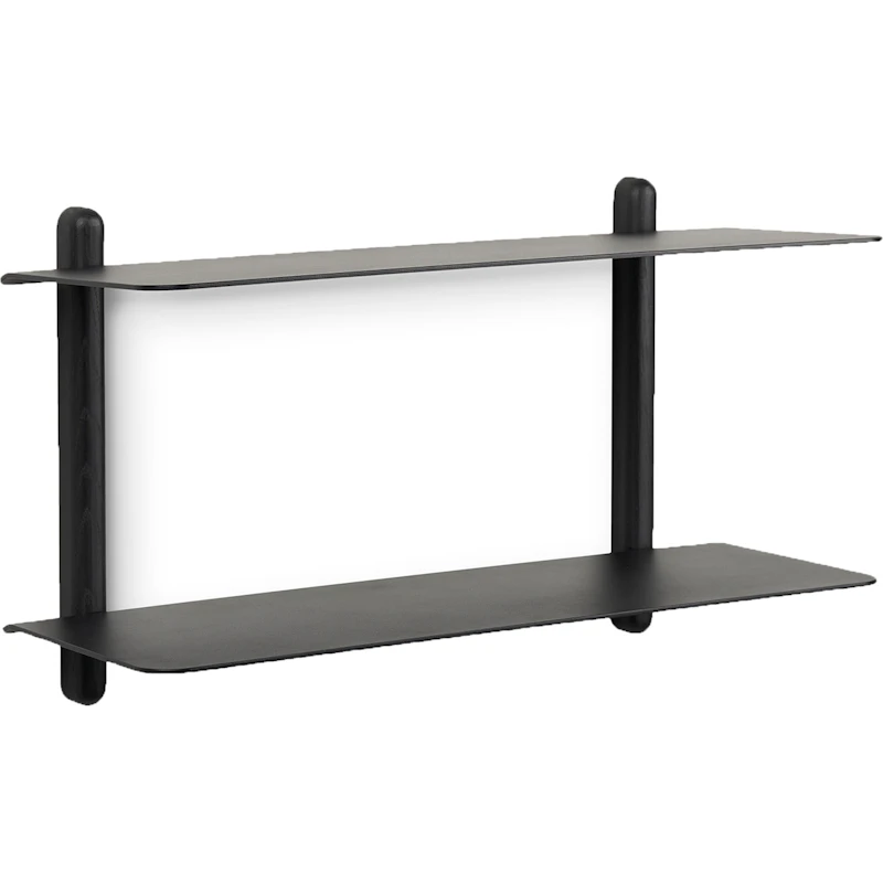 Nivo Large F Wall Shelf, Black from Gejst | RoyalDesign