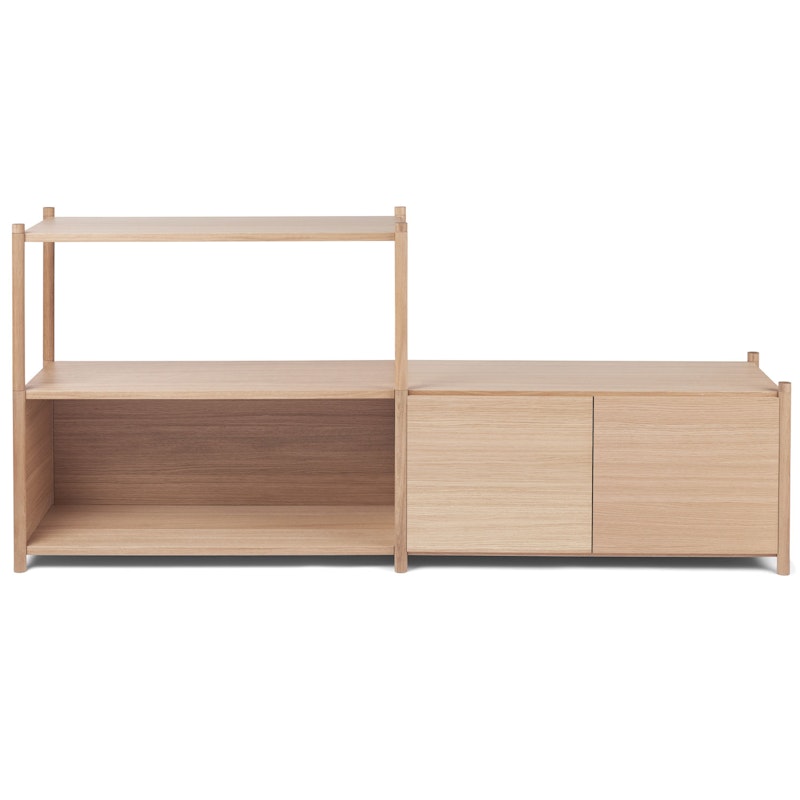 Sceene Bookcase D, Light Oak