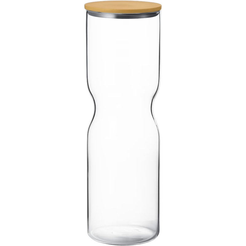 Alfredo Storage Jar 200 cl, Glass / Yellow