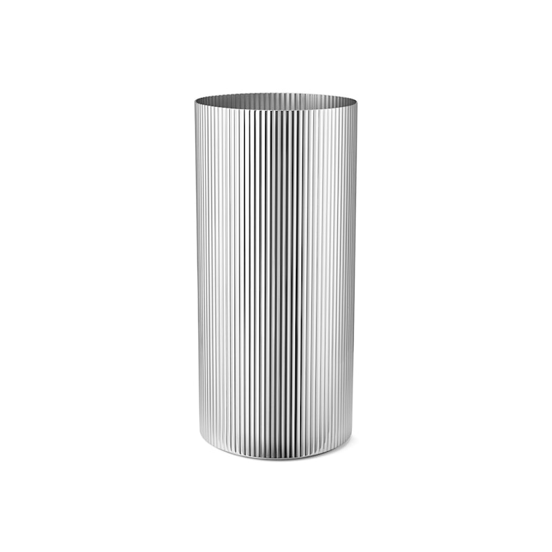 Bernadotte Vase Stainless Steel, Large