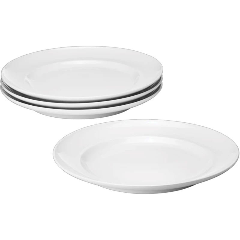 Koppel Dinner Plate 27 cm 4-pack White from Georg Jensen | RoyalDesign