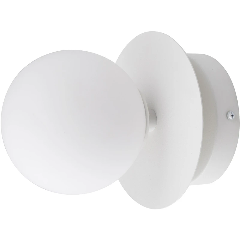 Art Deco Wall/Ceiling Lamp, White