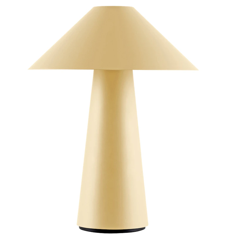 Cannes Table Lamp Portable, Oat Yellow