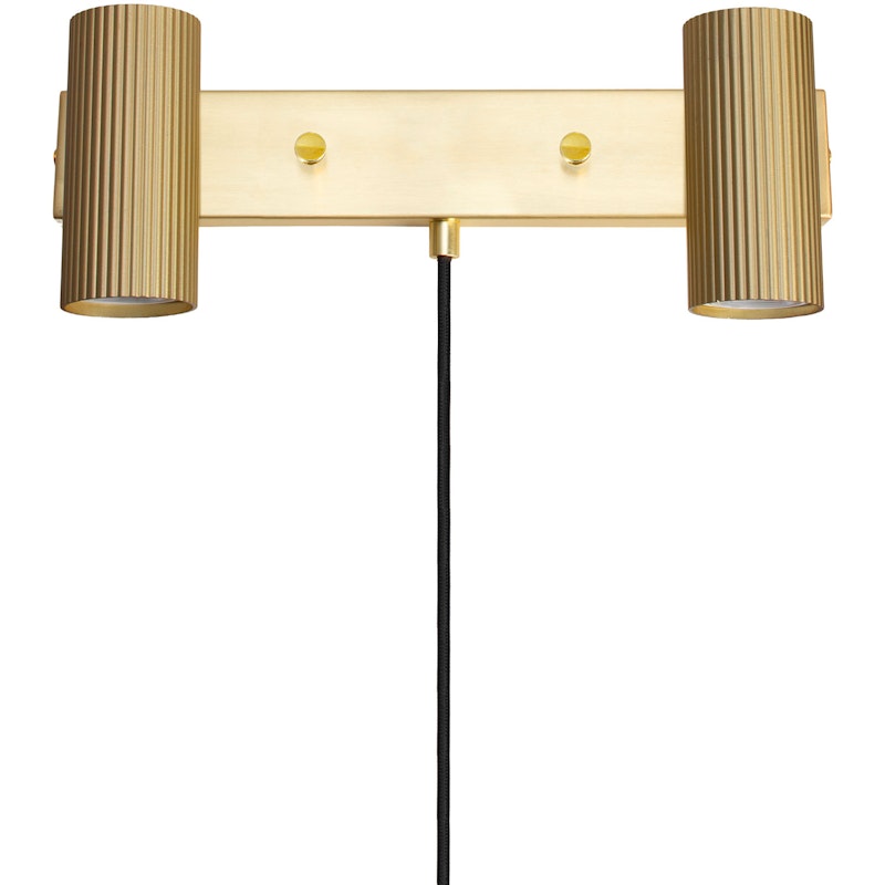 Hubble 2 Wall Lamp, Brushed Brass