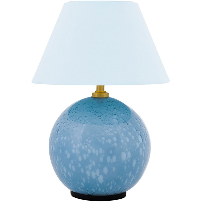 Iris 16 Table Lamp Portable, Dove Blue