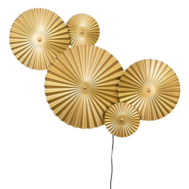 Omega Wall Lamp, Gold