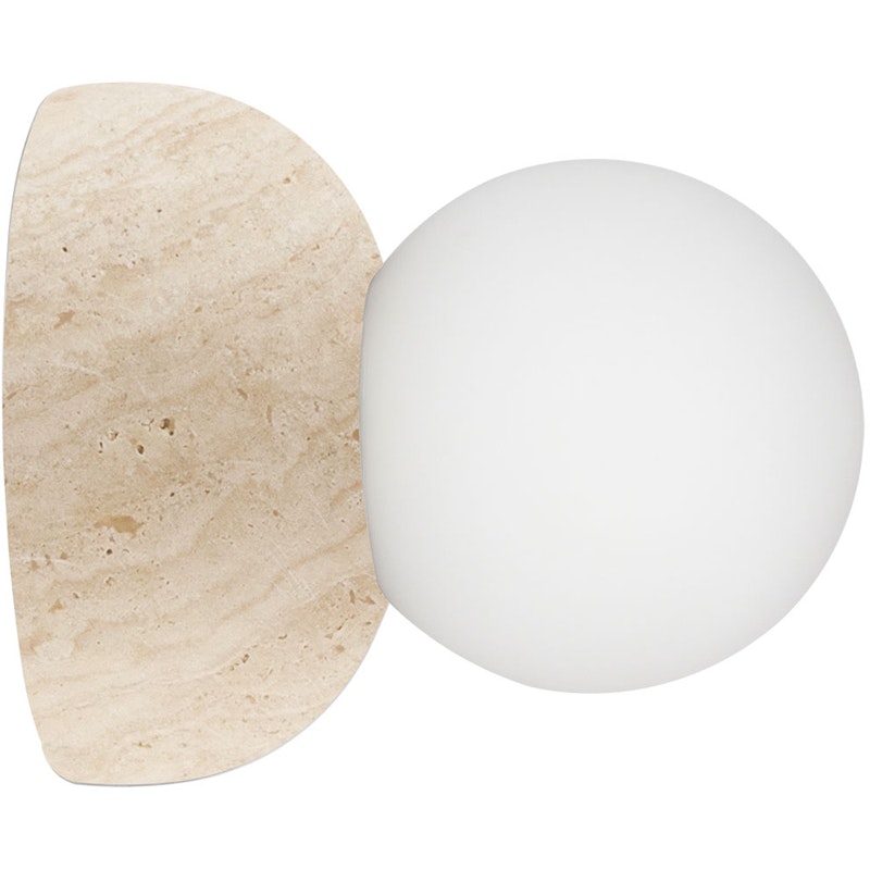 Torrano 13 Wall/Ceiling Lamp, Travertine