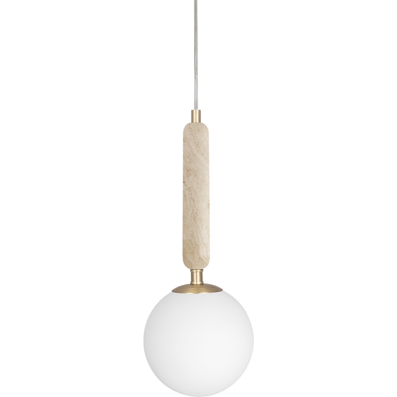 Torrano 15 Pendant, Travertine