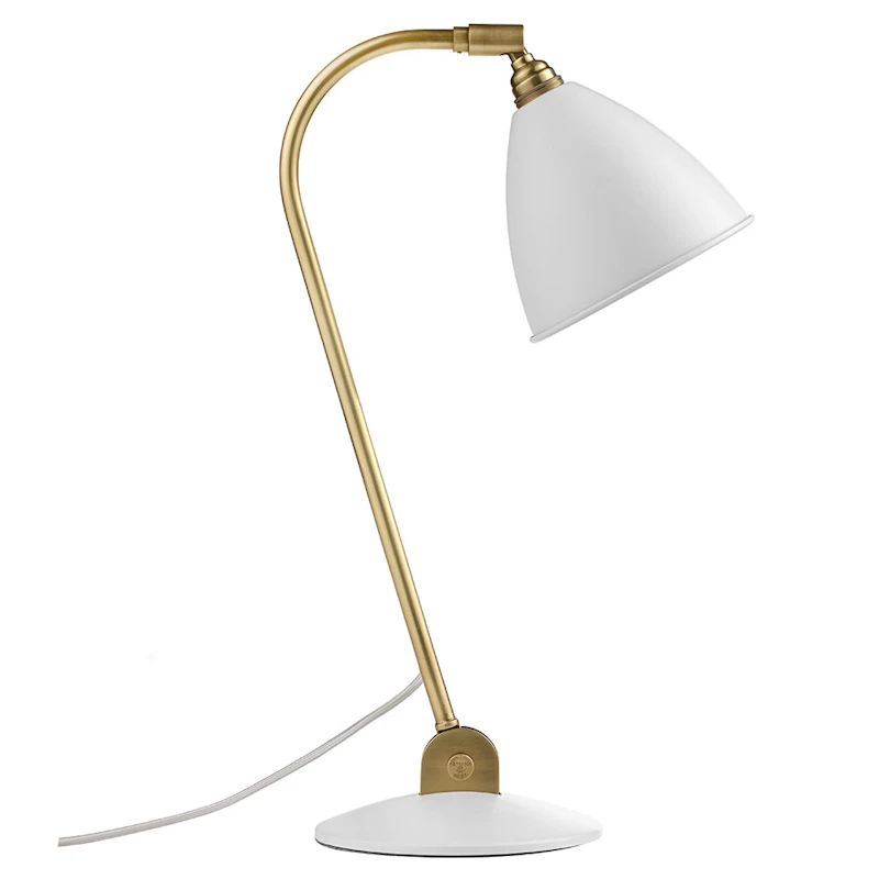 Bestlite BL2 Table Lamp, Brass/White