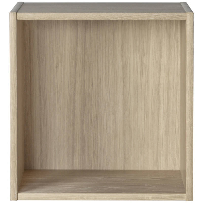 Haslev Reolen 1101 Wall Shelf, White Oiled Oak | RoyalDesign