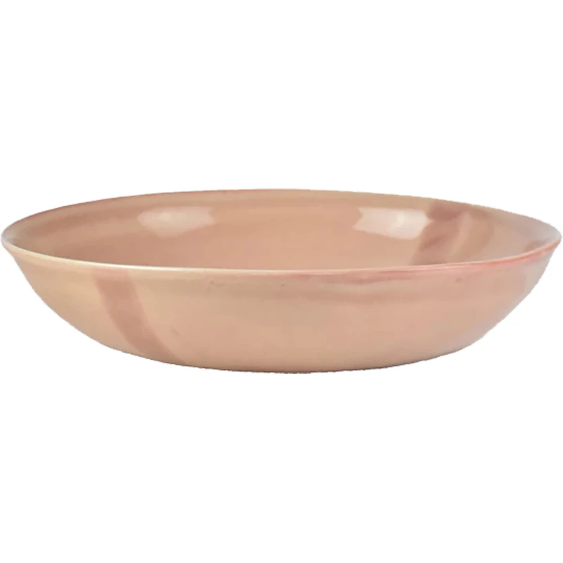 Deep Plate Smooth Rose 28 cm