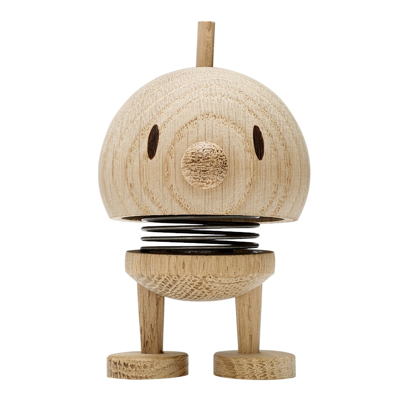 Hoptimist Bumble Figure S, Natural Oak