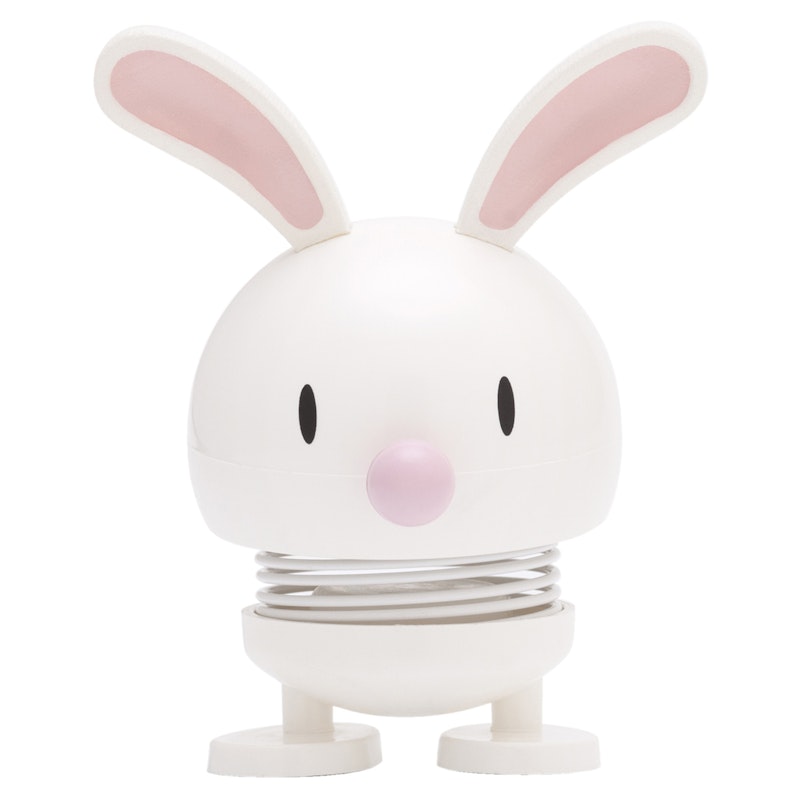 Hoptimist Bunny Figure, White