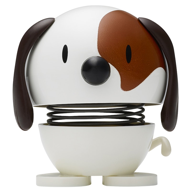 Hoptimist Dog Figure, White