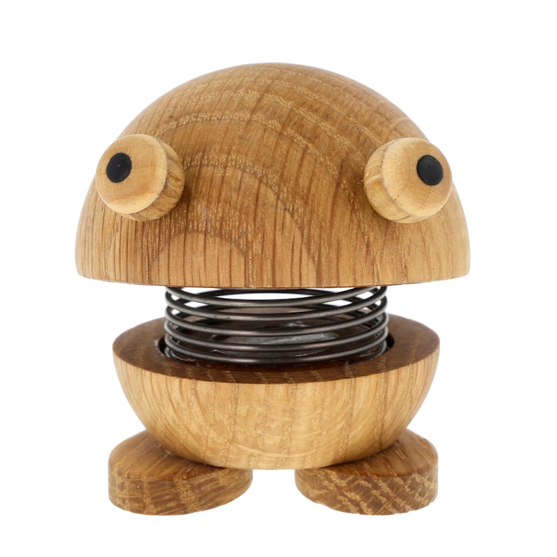 Hoptimist Frog Figure S, Oak