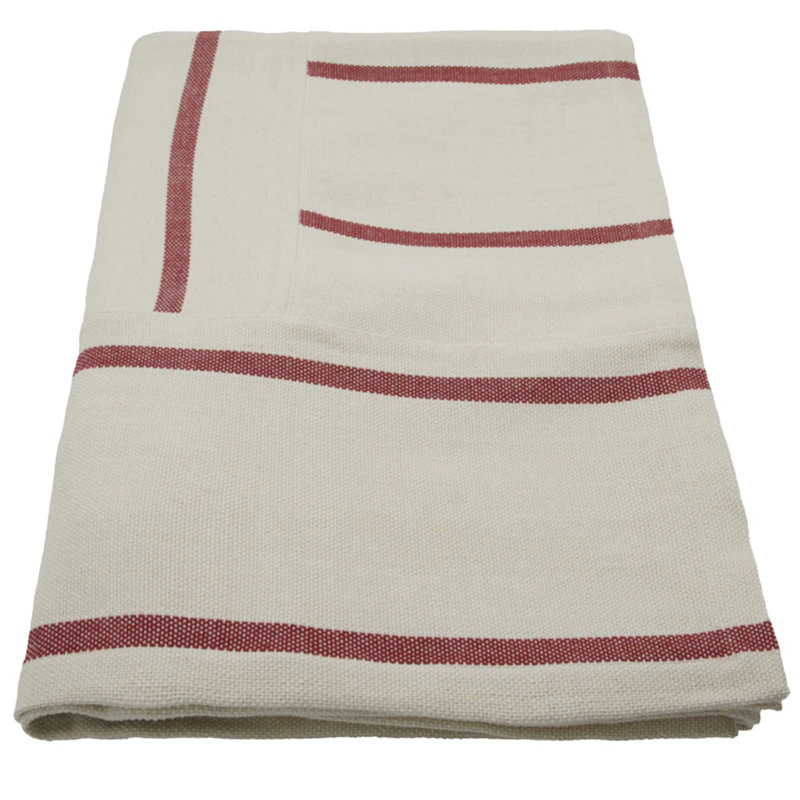 HDNula Bedspread 160x240 cm, Dark Red / Off-white
