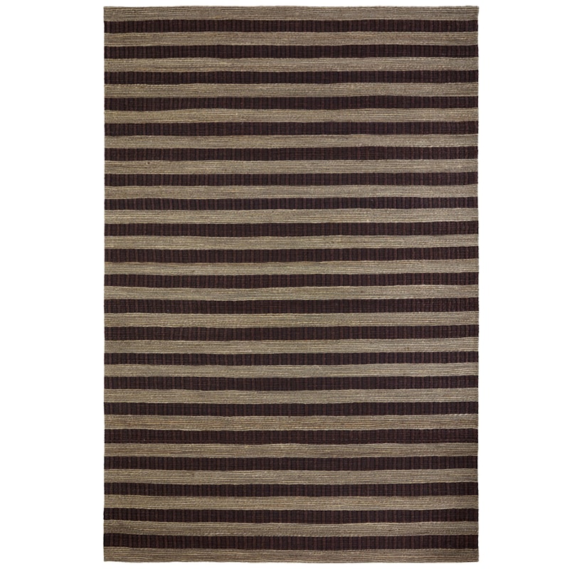 Block Rug 200x300 cm, Brown/Nature