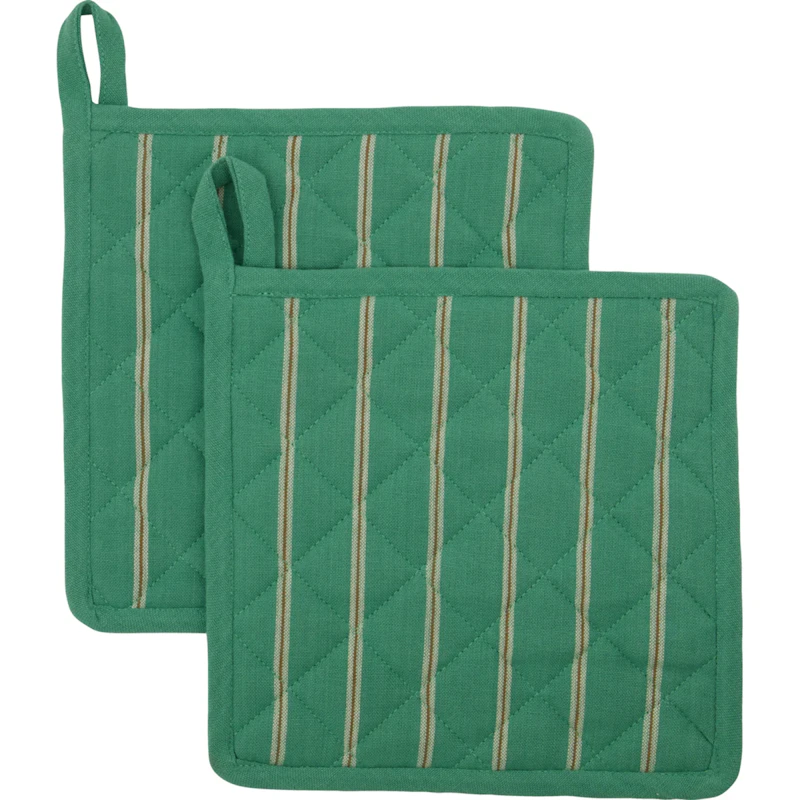 Chef Pot Holder 2-pack, Green