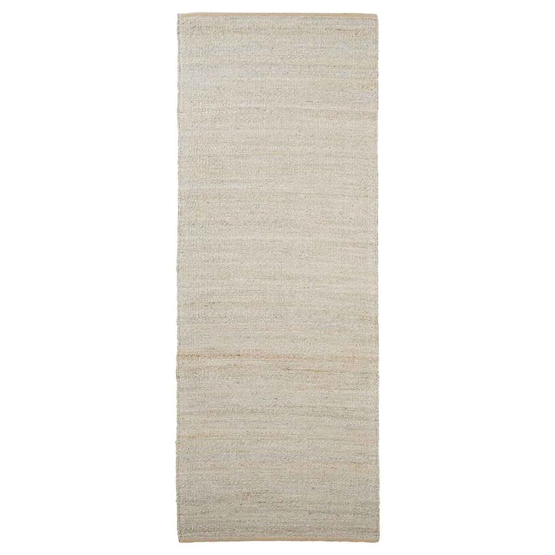 Hempi Rug Light Grey, 90x300 cm