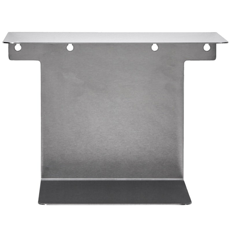 Book Wall Shelf 25x32 cm, Brushed Silver