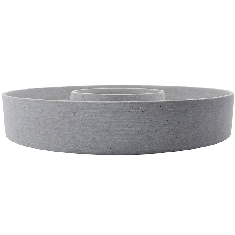 The ring Block Candle Holder Ø45 cm, Concrete