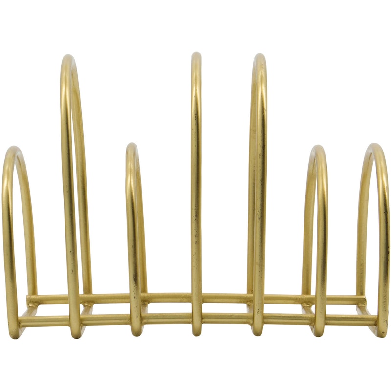 Pampi Magazine Rack, Golden