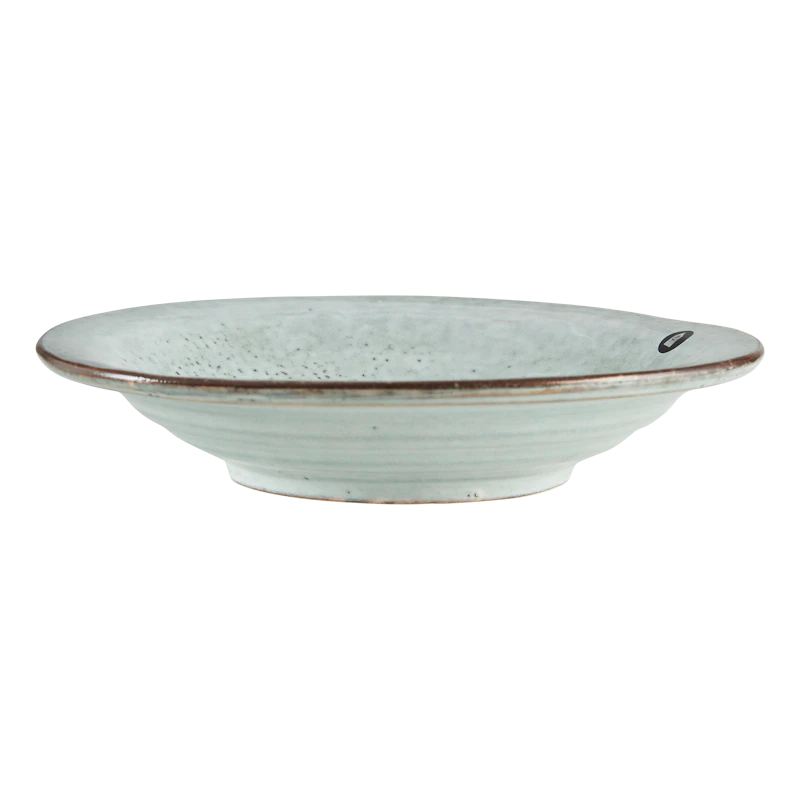 Rustic Soup Plate 25 cm, Grey/Blue