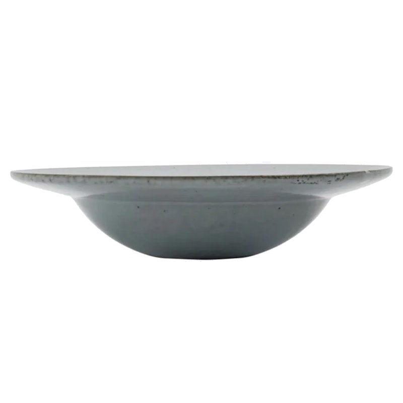 Rustic Pasta Plate 25 cm, Grey/Blue