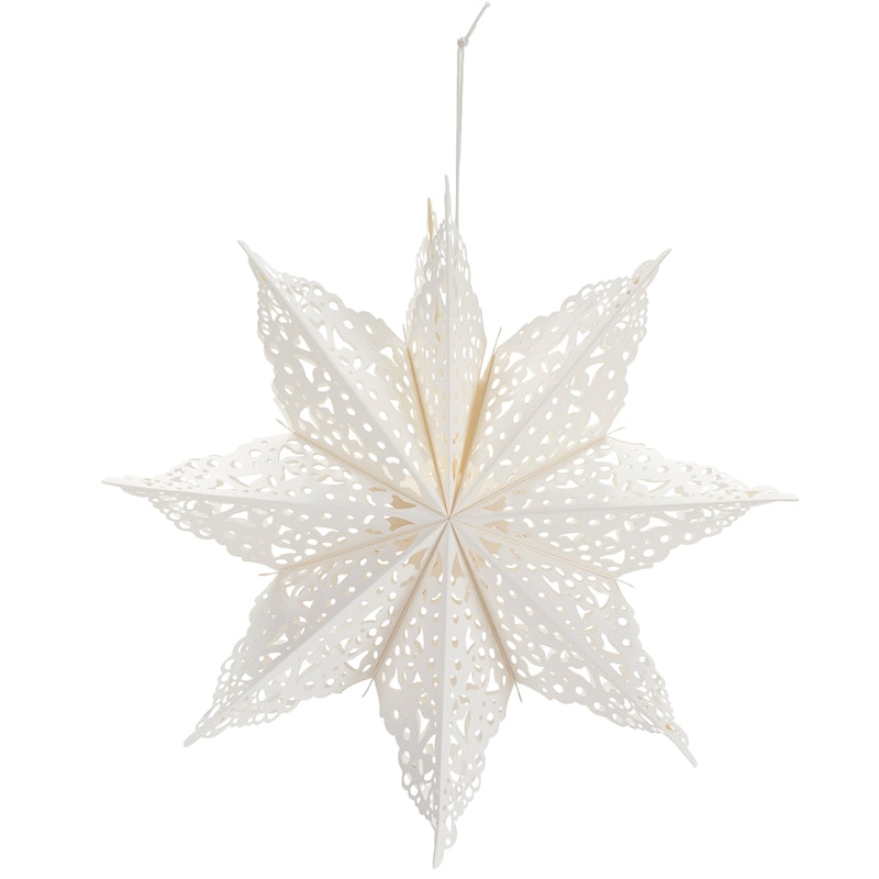 Clip Christmas Star 40 cm, White