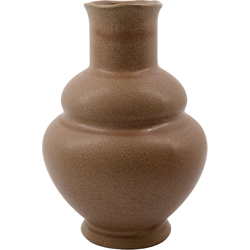 Liva Vase Stoneware H29 cm, Camel